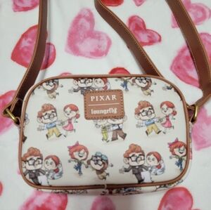 Loungefly Pixar UP Cream & Brown Crossbody Bag